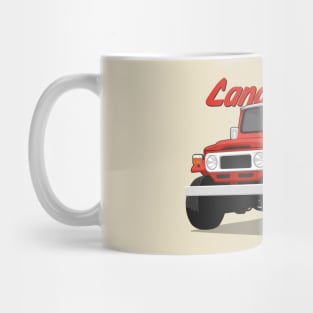 Land cruiser fj40 hardtop off road red Mug